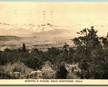 Sneffel&#39;s Range Near Montrose Colorado CO 1941 Albertype Postcard I5 - $11.83