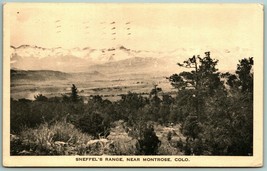 Sneffel&#39;s Range Near Montrose Colorado CO 1941 Albertype Postcard I5 - £9.25 GBP
