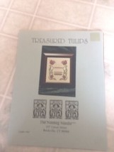 1998 The Nutmeg Needle Cross Stitch Chart Leaflet Treasured Tulips - £10.23 GBP