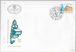 Original Fdc 1983 Yugoslavia First Telephone Communication Commemorative Stamp - £4.01 GBP