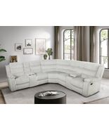Clevedon Grey Corduroy Reclining Sectional with Consoles - $1,799.00