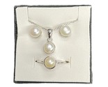 3 pieces Women&#39;s Jewelry Set .925 Silver 393070 - $129.00