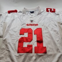 San Francisco 49ers Frank Gore #21 Stitched White Jersey Sz 54 Onfield R... - £40.14 GBP