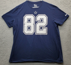 NFL Dallas Cowboys Nike T Shirt Football Jason Witten #82 Men 2XL Navy Athletic - $18.49