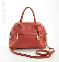 COOL MICHAEL KORS PEBBLED LEATHER SATCHEL PURSE! - $117.81