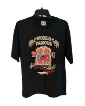 Red Dog Saloon Shirt Mens Large Black Alaska World Famous Graphic Bar Te... - $474.64 MXN
