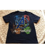 Marvel Avengers Boys Navy Blue Logo All Force Thor Hulk 7 - $139.64 MXN