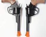 Deputy Double Holster Retro 8 Ring Cap Gun Toy Set Die Cast Wild West Co... - $33.99
