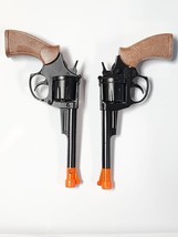 Deputy Double Holster Retro 8 Ring Cap Gun Toy Set Die Cast Wild West Cowboy Rep - £26.85 GBP