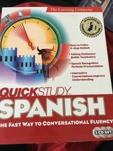 The Learning Company - Quick Study Spanish 3 CD Set - £30.95 GBP