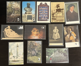 Vintage Postcards Mixed lot 12  Art Statue Views Unusual Posted and Non-Posted - £7.12 GBP