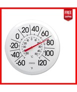 Easy-to-Read 13.25-Inch Analog Thermometer - Shatterproof &amp; Stylish Design - $609.43 MXN