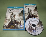 Assassin&#39;s Creed III Nintendo Wii U Complete in Box - $5.89