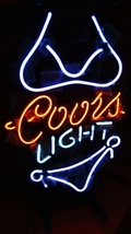 Coors Light Sexy Girl Sweet Light Neon Sign 17"x14" - $139.00