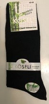 Koseli Men&#39;s Bamboo Socks Black Thin Soft Size 8.5-11 New - £8.23 GBP