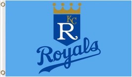 Kansas City Royals Flag Baseball US 3X5Ft Banner USA Polyester 2 - £12.89 GBP