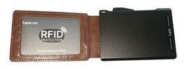 Typecase RFID Tactical Wallet Brown Leather w/ ID Window & Money Clip New Box image 4