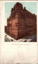 Waldorf Astoria Hotel Postcard New York Building 1902 Vintage Undivided Back - £4.78 GBP