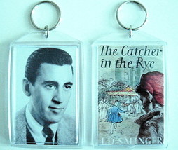 Catcher in the Rye J.D. Salinger Holden Caulfield key chain keychain Rare Cover - £6.28 GBP