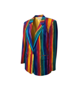 Vintage Liz Claiborne Colorful 1980-90&#39;s Jacket Coat Blazer Multicolor -... - $49.49