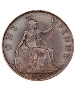 1922 Großbritannien Penny Sehr Fein Zustand Km #810 - $45.21 CAD