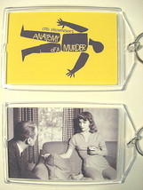 ANATOMY OF A MURDER JIMMY STEWART LEE REMICK KEY CHAIN SAUL BASS LAURA M... - $7.99