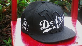 Bling New Era 59 Fifty La Dodgers New Baseball Cap Fitted Size 7 3/8 Genuine Mer - $49.99