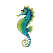 Handmade Garden Metal Seahorse for Wall Decoration Outdoor Animales Jard... - £36.96 GBP