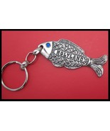Fish symbolic Israel keychain jewish fertility &amp; success holyland sea of... - £7.63 GBP