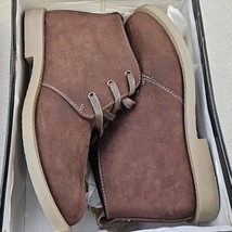 Joseph Allen JA16001 Chukka Casual Boots Brown Suede Lace Up JA16001M Bo... - $29.50