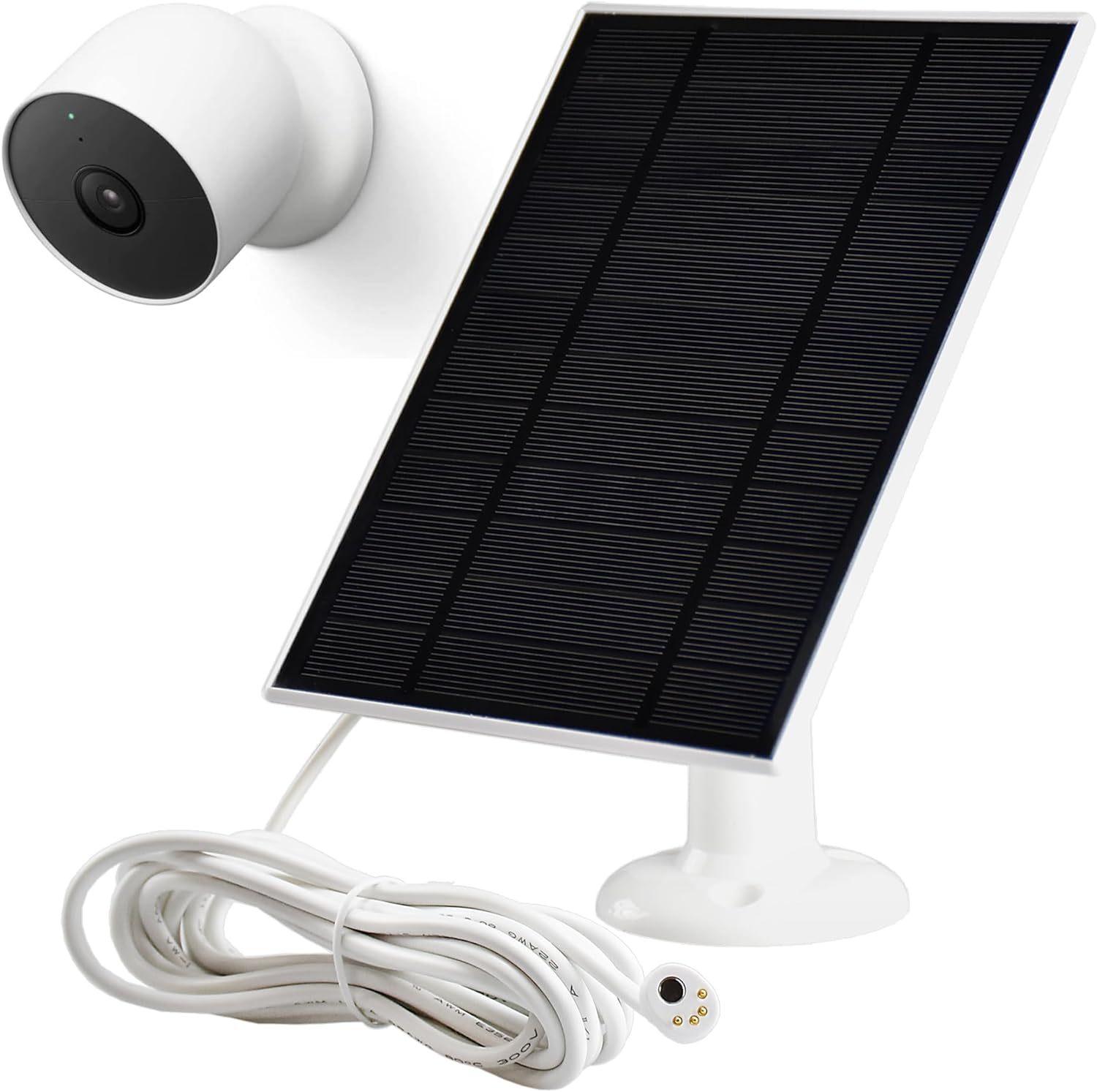 Primary image for Solar Panel Charger for Google Nest Cam Outdoor or Indoor Battery 2nd Generation
