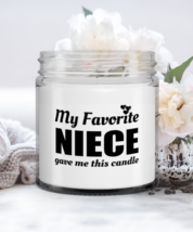 Funny Candle From Niece - My Favorite Gave Me This Candle - 9 oz Hand Poured  - £15.94 GBP