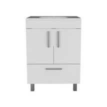 Majorca White Bathroom Vanity: Single Sink - $358.99