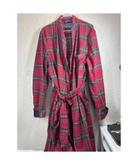 Pendleton Red Green Tartan Plaid Wool Robe 1970’s Vintage Size XL - $1,491.80 MXN