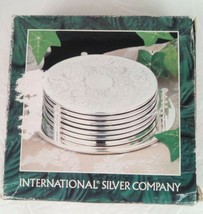 Vintage 6 Piece International Silver Company Coasters #99110310  - £7.90 GBP