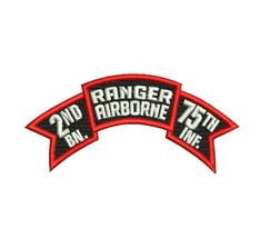 2/75 Old Scroll Ranger Airborne 75th Infantry 2nd Bn EMBROIDERED Polo Shirt - $29.95