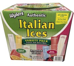 Wyler&#39;s Authentic Italian Ice Fat Free Freezer Bars - 2oz (96 Pack) - $39.27