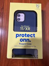 ONN 11/XR Rugged Case  for iPhone Black - $9.50
