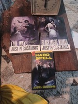 Three Paperback Novels by Justin Gustainis- Hard Spell, Evil Ways &amp; Black Magic - £3.33 GBP