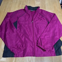 Danskin Now Women&#39;s Pink Lightweight Zip Front Jacket SZ XL 16-18 - $16.27
