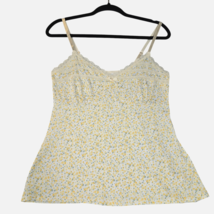 Laura Ashley Womens Large Ditzy Floral Camisole Cami Babydoll Spaghetti ... - £13.25 GBP