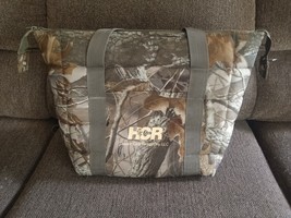 Camo Insulated Cooler Tote Bag HCR HealthCare Logo Realtree Style Zippered - $15.79