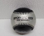 Genuine Backyard Gem Nike Baseball NBG 9&quot; 5oz Black Silver Baseball - £16.23 GBP
