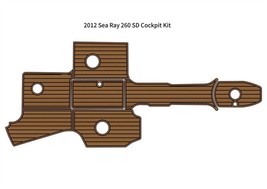 2012 Sea Ray 260 SD Cockpit Kit Pad Boat EVA Foam Faux Teak Deck Floor Mat - £463.17 GBP