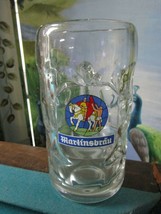 MARTINBRAU BEER GLASS PITCHER JUG ADVERTISING 8&quot; [gl6] - $44.55
