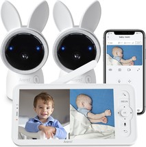 Arenti Split-Screen Video Baby Monitor, Audio Monitor With Two 2K, App Control - $304.28