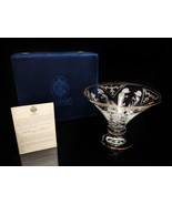 Faberge Crystal Floral Vase  in presentation case with card NIB - £1,137.61 GBP