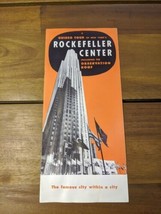 Vintage A Guided Tour Of New Yorks Rockefeller Center Brochure - £23.26 GBP
