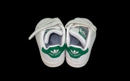 Adidas Stan Smith Toddler Shoes White Green Size 4K – Used Once, Excellent Cond image 4