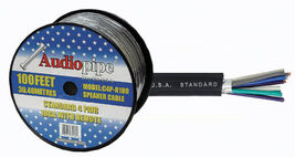 SPEED CABLE AUDIOPIPE 100' 9 WIRE; 4PR. SPKRS + REMOTE - $110.34